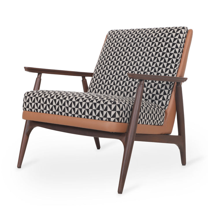 Aronui - Ash/Oak/Beech Lounge Chair, Stained, Lounge Chairs - Alankaram