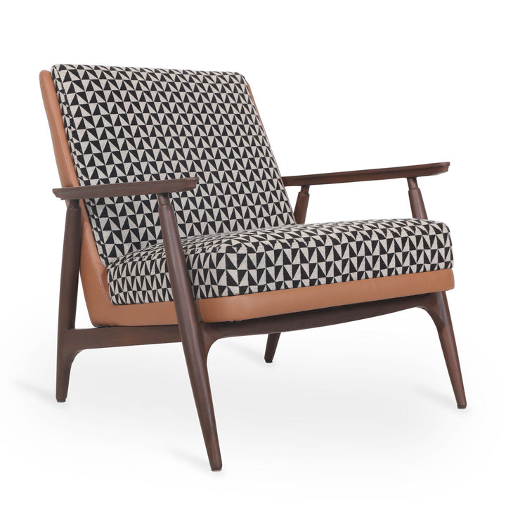 Aronui - Ash/Oak/Beech Lounge Chair, Stained, Lounge Chairs - Alankaram