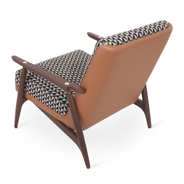 Aronui - Ash/Oak/Beech Lounge Chair, Stained, Lounge Chairs - Alankaram