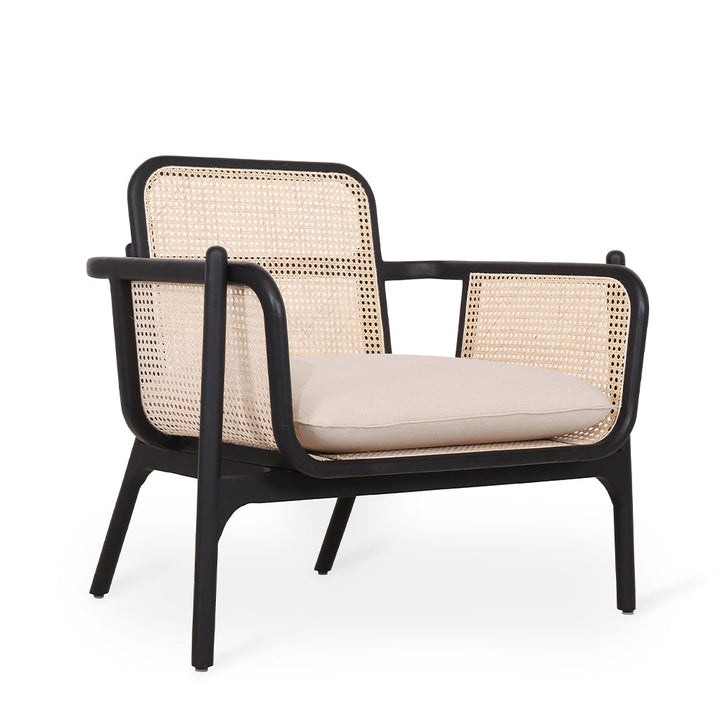 Bango - Lounge Chair with Rattan
