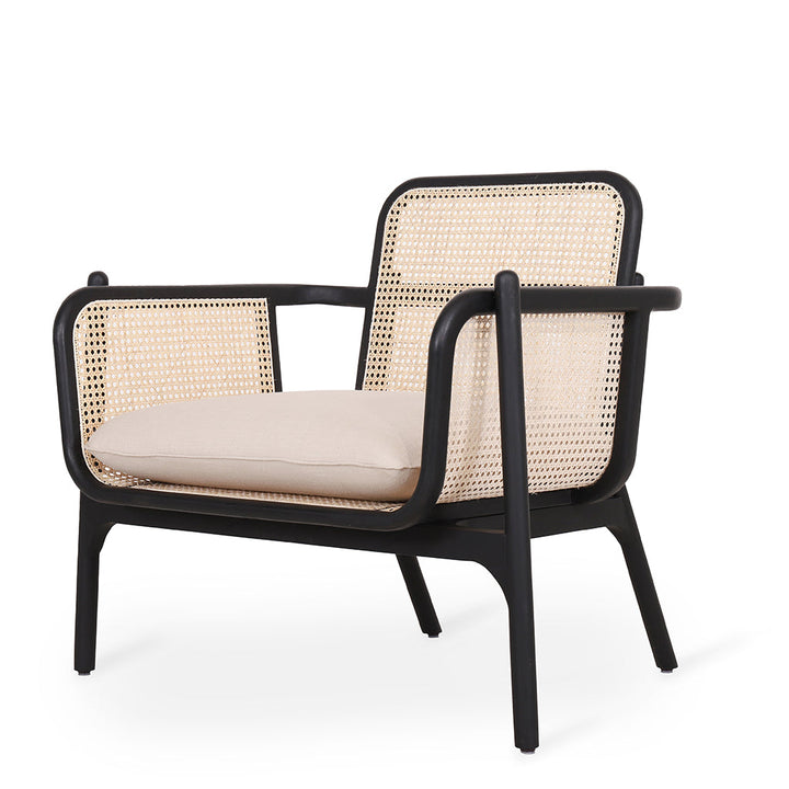 Bango - Lounge Chair with Rattan