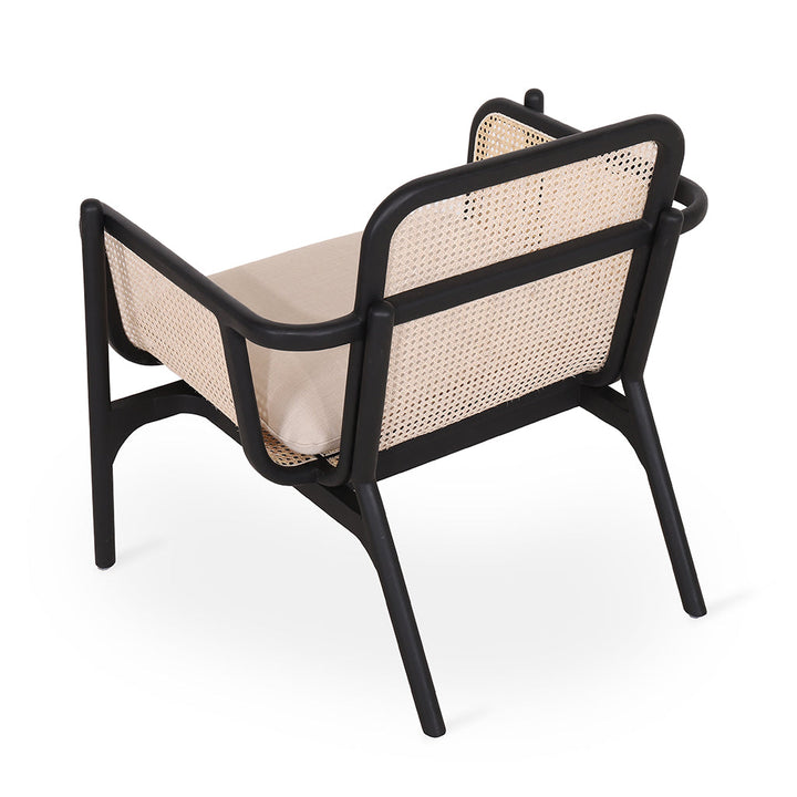 Bango - Lounge Chair with Rattan
