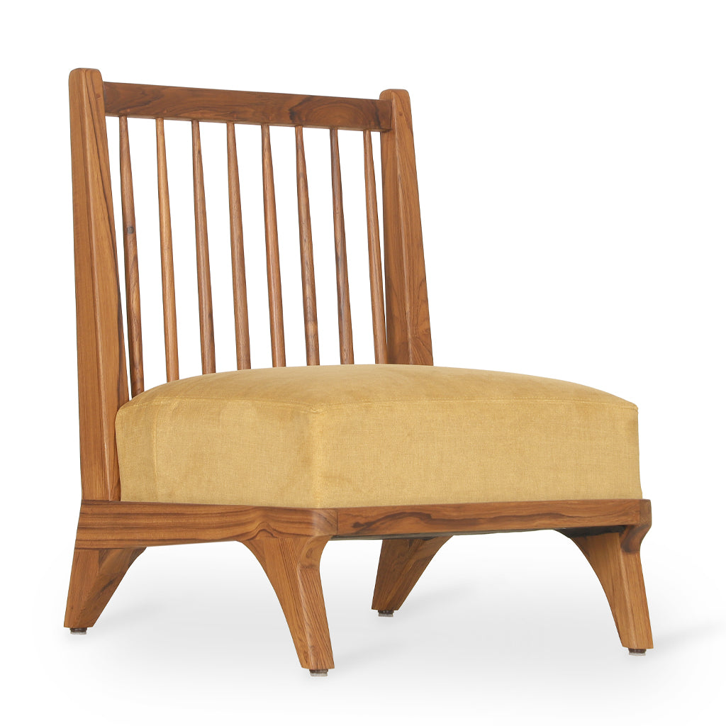 Erkin - Teak Lounge Chair | Alankaram