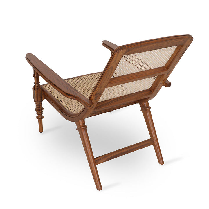 Klid - Lounge Chair With Rattan Weaving