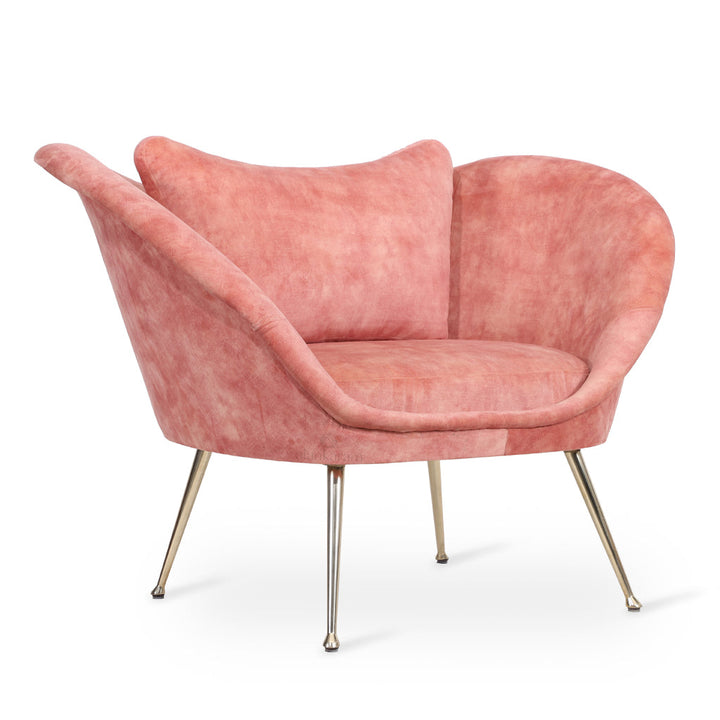 Paligo - Lounge Chair with Pink Fabric