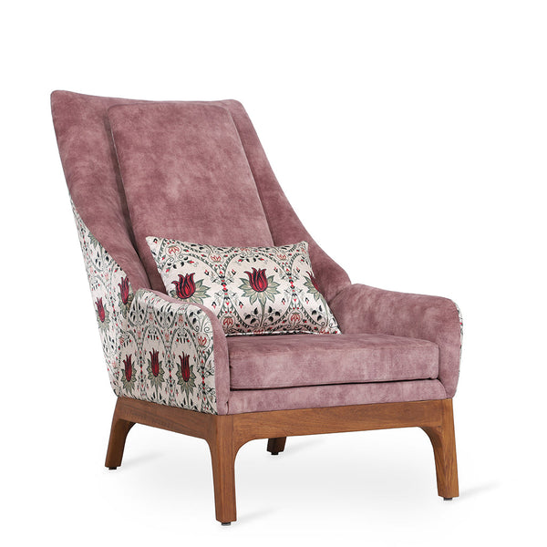 Toso - Lounge Chair with Multi Color Fabric