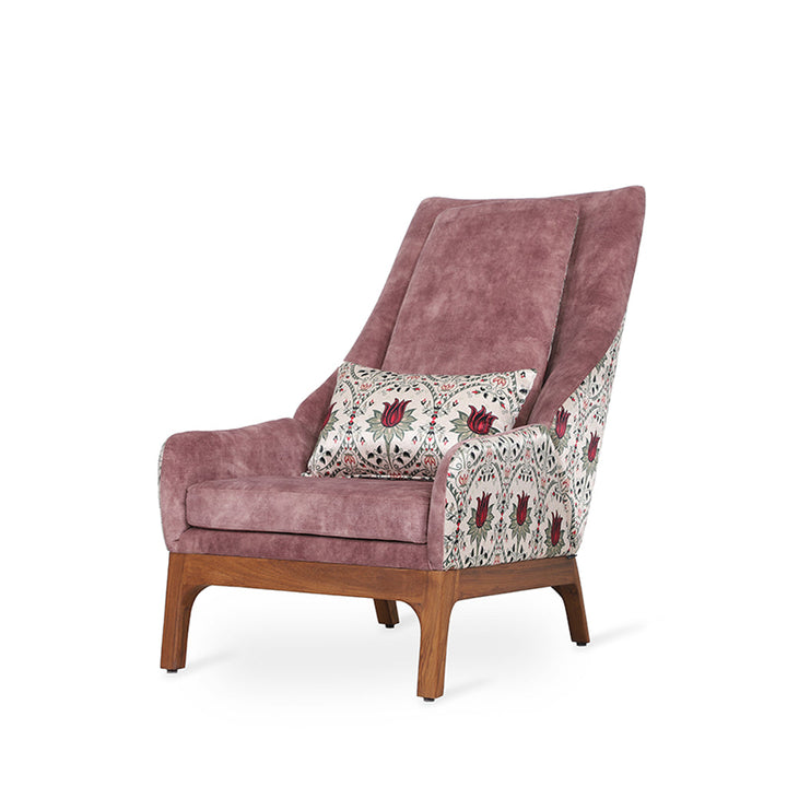 Toso - Lounge Chair with Multi Color Fabric