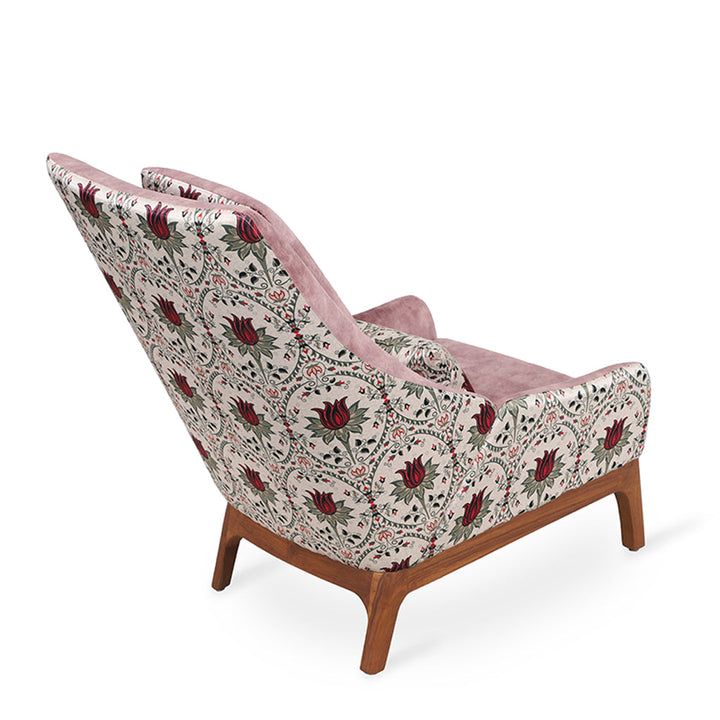 Toso - Lounge Chair with Multi Color Fabric