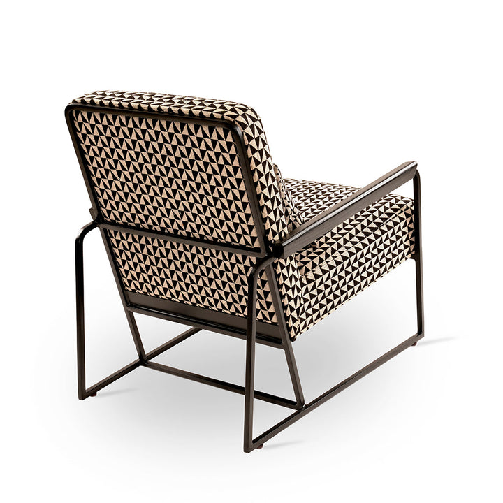 Tubli - Lounge Chair with Multi Color Fabric