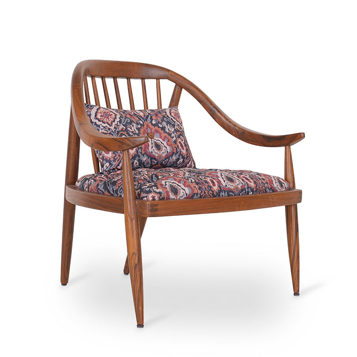 Vakra - Teakwood Lounge Chair