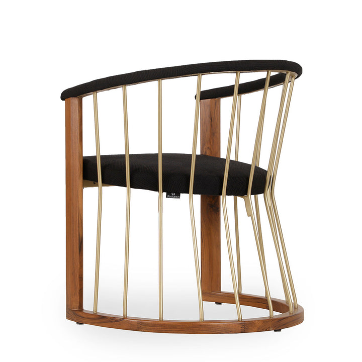 Waahi - Lounge Chair With Black Fabric