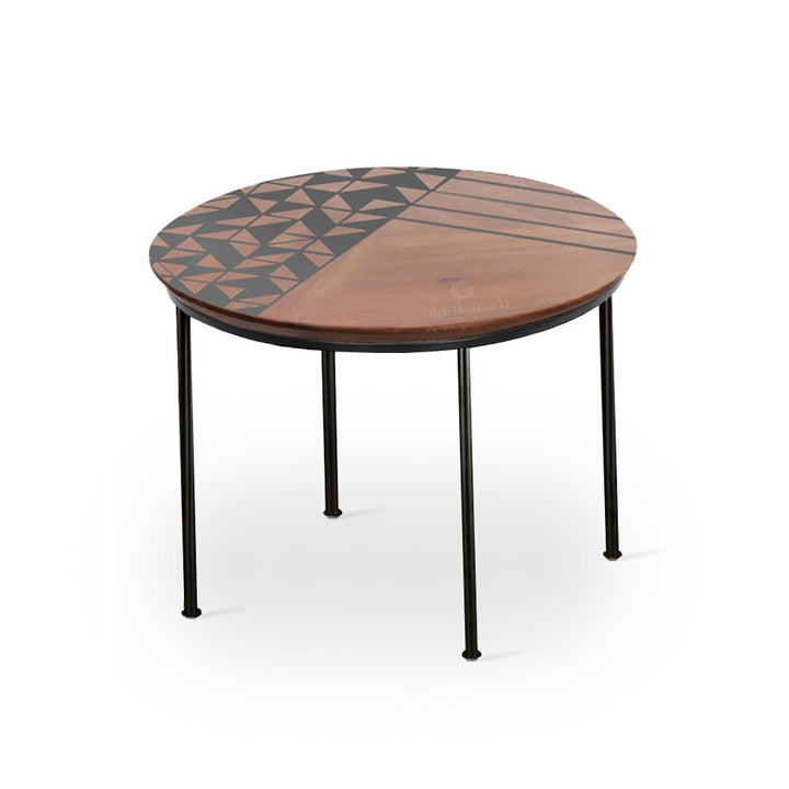 Altura - Solidwood Hand Painted Circle Table