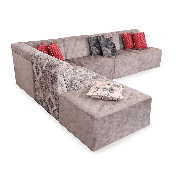 Megharia - L-Shaped Sofa (Six Seater)