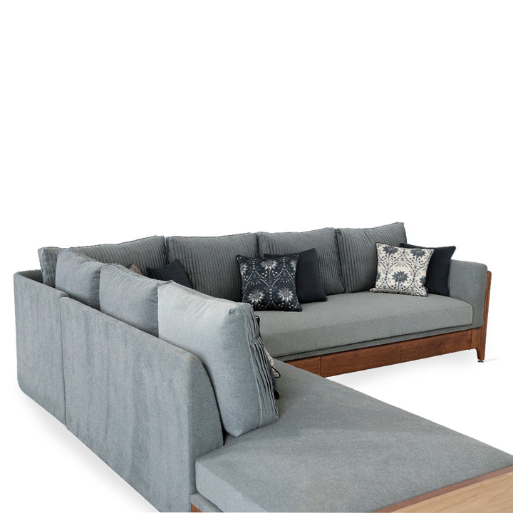 Mjus - L-Shaped Sofa (Seven Seater)