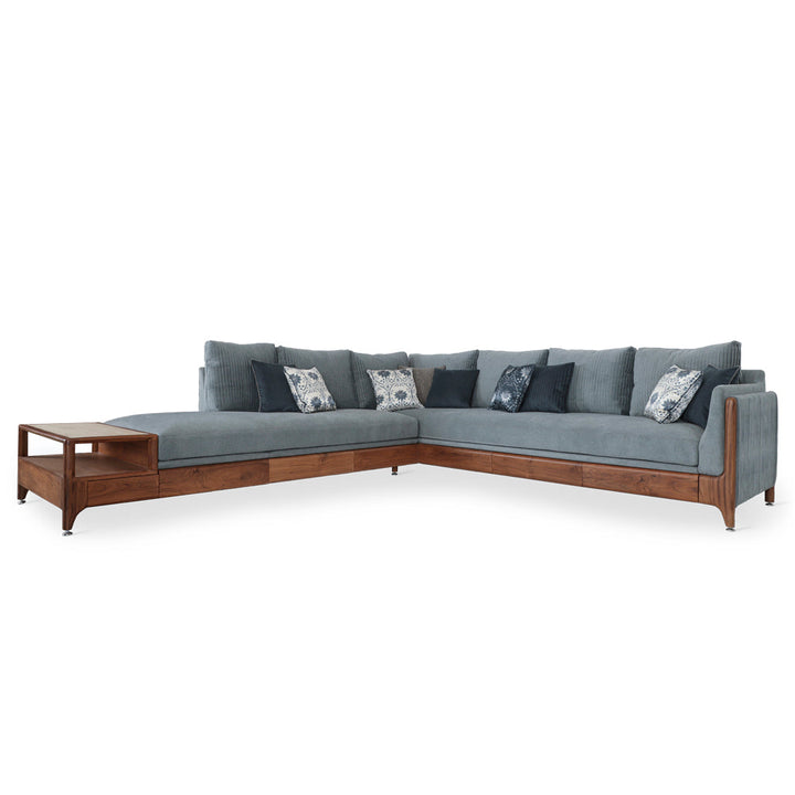 Mjus - L-Shaped Sofa (Seven Seater)
