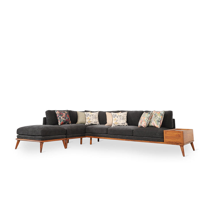 Mysig - Teakwood Seven Seater Sofa
