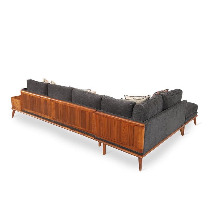 Mysig - Teakwood Seven Seater Sofa
