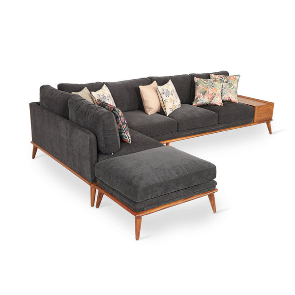 Mysig - Teakwood Seven Seater Sofa