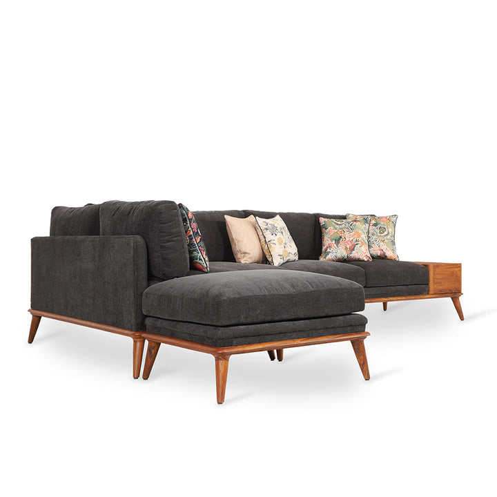 Mysig - Teakwood Seven Seater Sofa