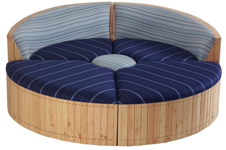 Oddeli - Reconfigurable Outdoor Blue Sofa