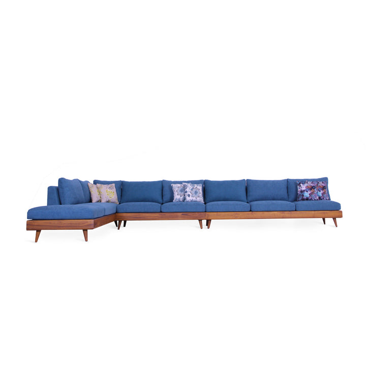 Parlak - Eight Seater Teakwood Sofa