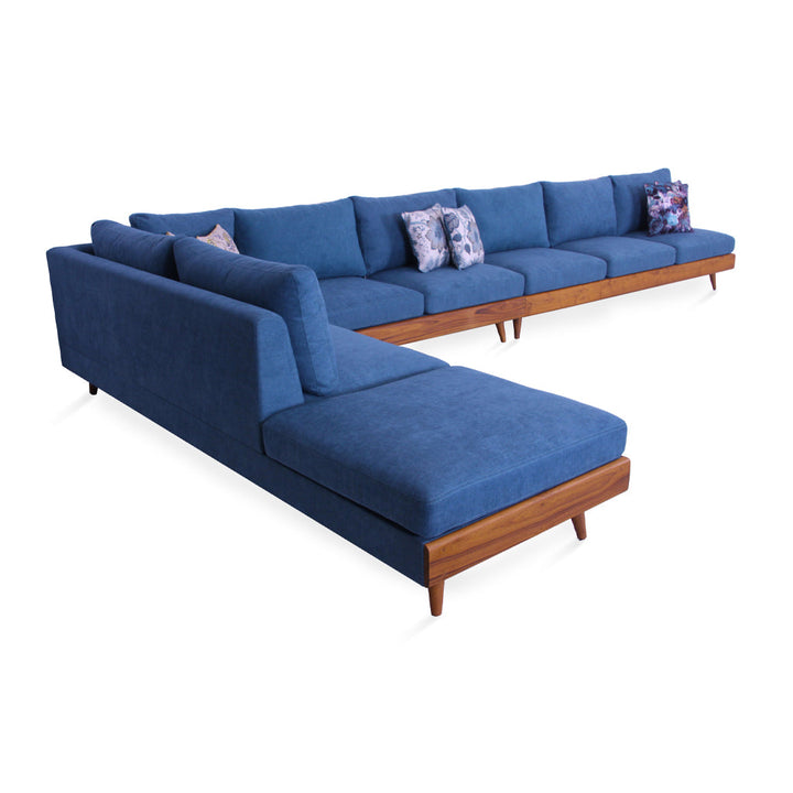 Parlak - Eight Seater Teakwood Sofa