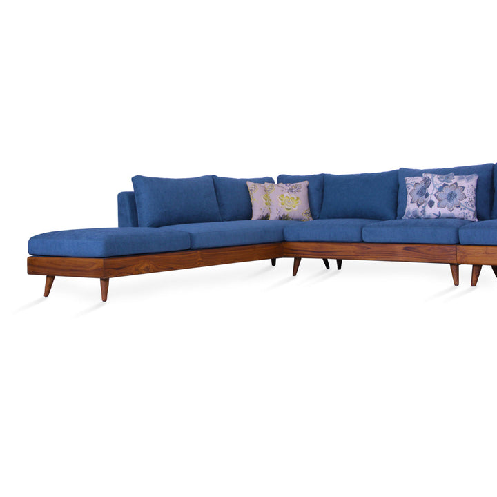 Parlak - Eight Seater Teakwood Sofa