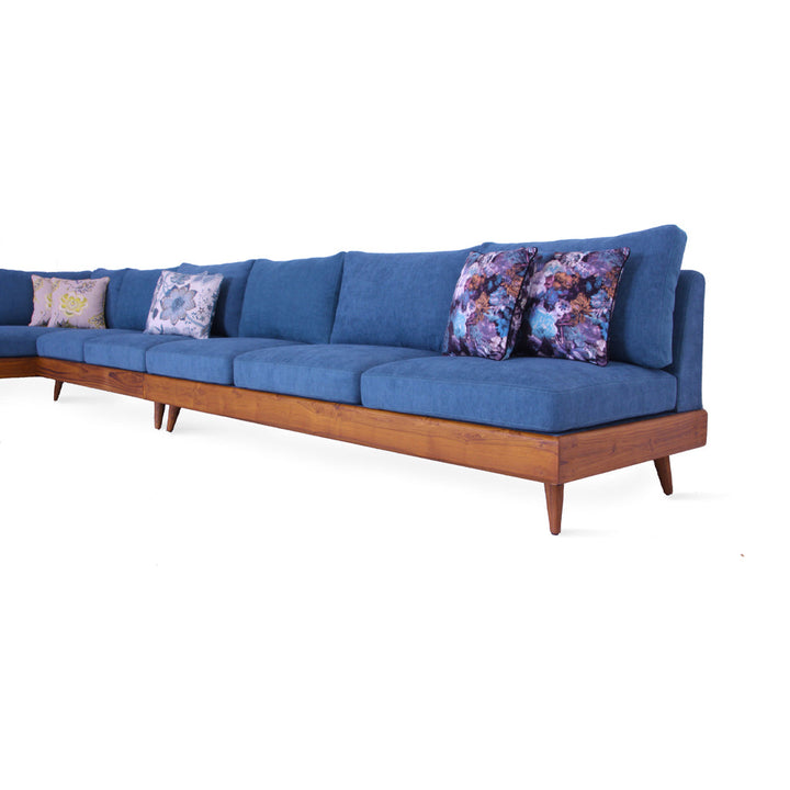 Parlak - Eight Seater Teakwood Sofa