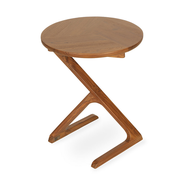 Croesi - Teakwood Side Table/ Laptop Table, Side Tables - Alankaram