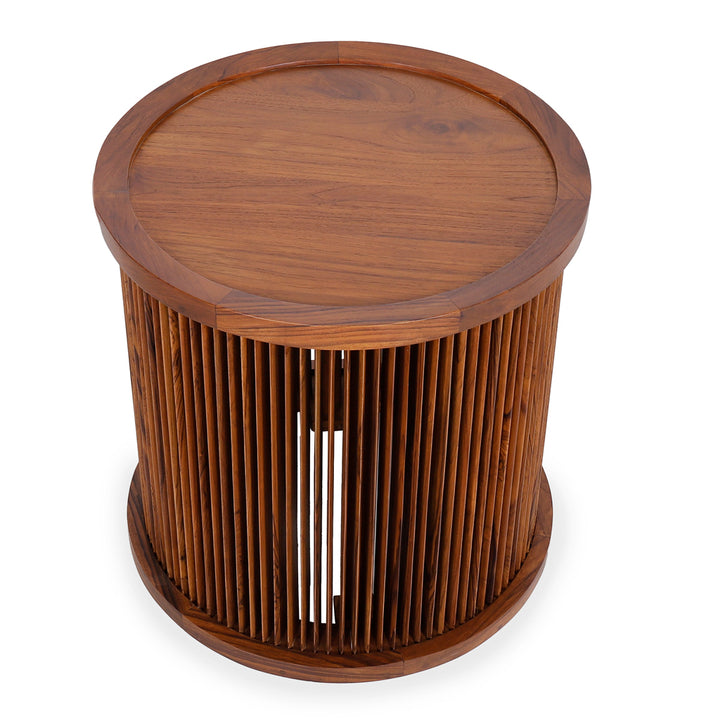 Ijus – Teakwood Side Table - Alankaram