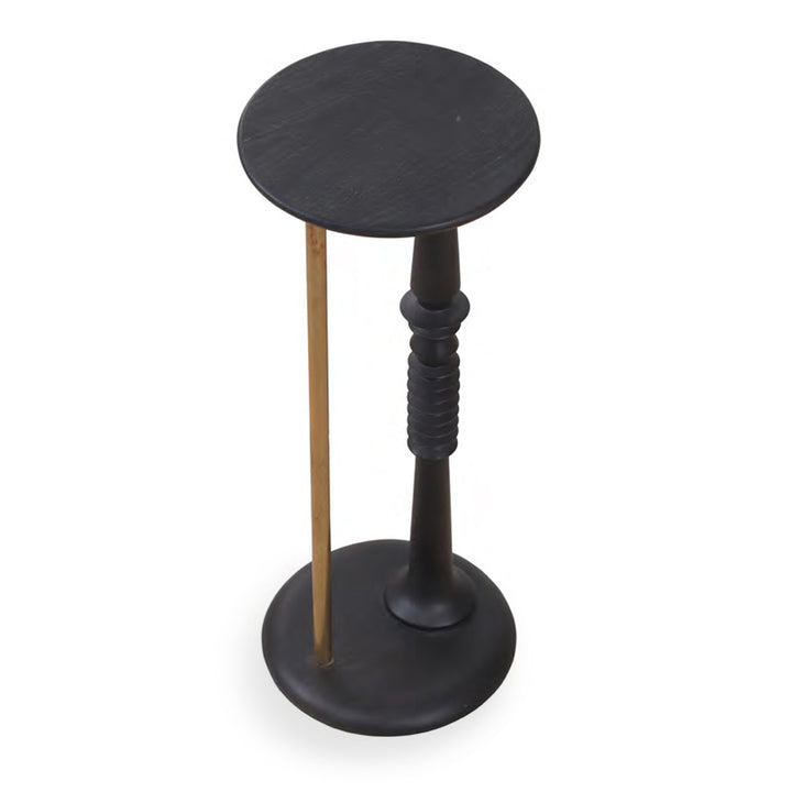 Mimilo – Solidwood Side Table with Brass - Alankaram