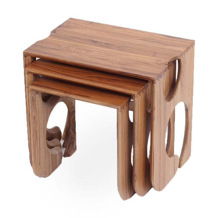 Tridha - Teakwood Side/Nested Table