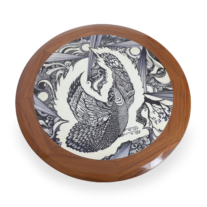 Vartula - Handpainted Side Table