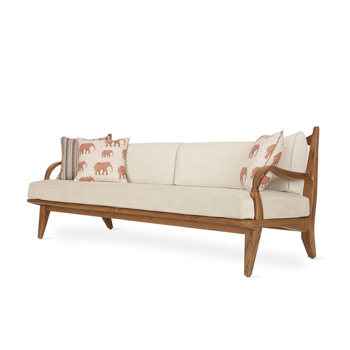 Araal Three Seater Teakwood Sofa