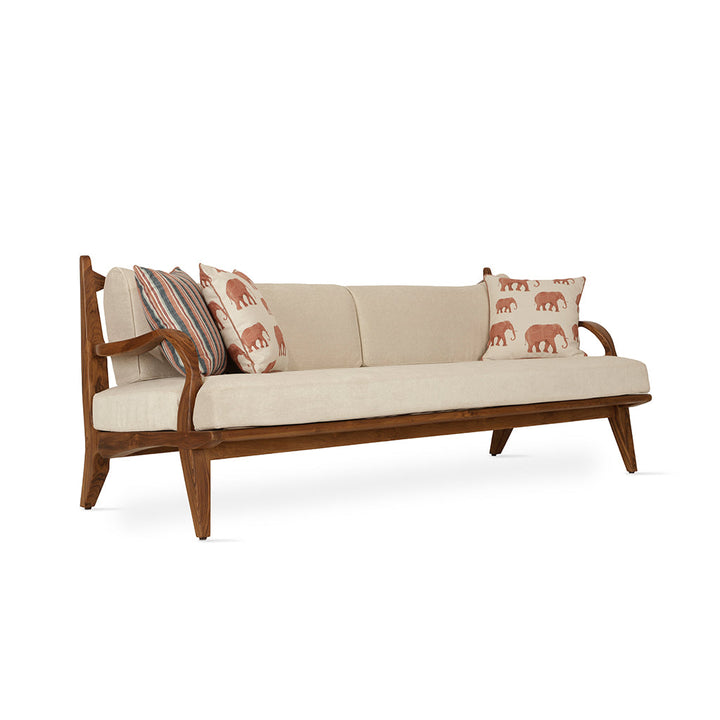 Araal Three Seater Teakwood Sofa