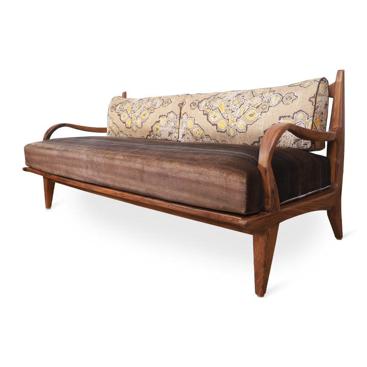 Araal - Three Seater Teakwood Sofa