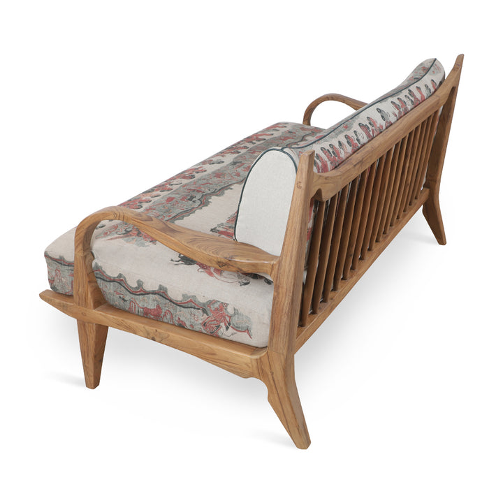 Araal - Two Seater Teakwood Sofa