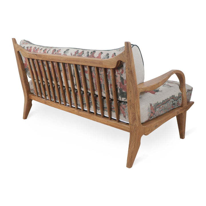Araal - Two Seater Teakwood Sofa