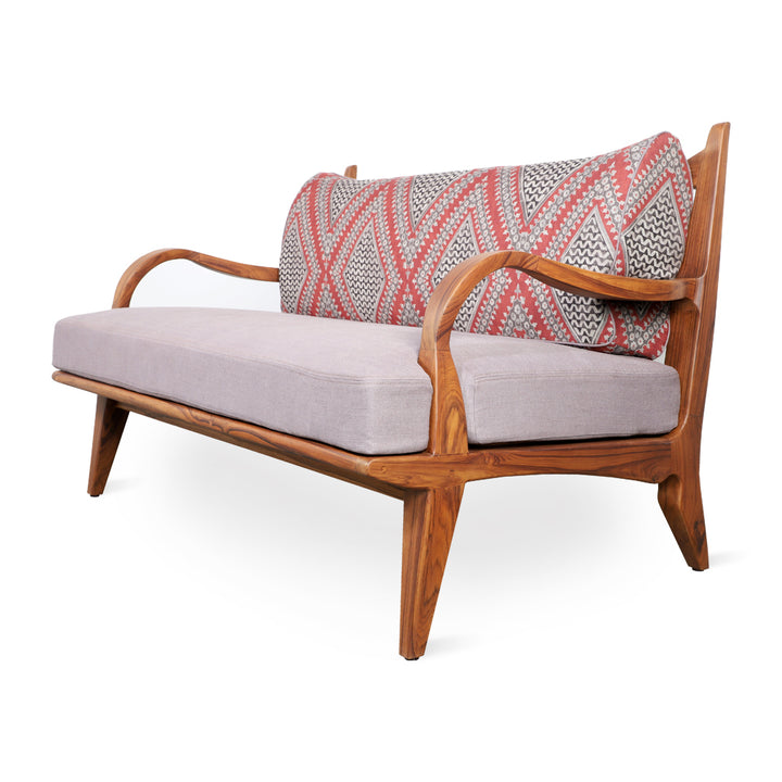 Araal - Two Seater Teakwood Sofa