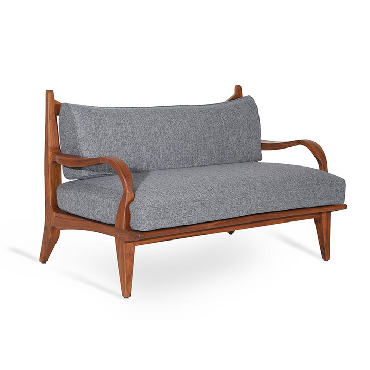 Araal - Two Seater Teak Sofa, Sofas - Alankaram