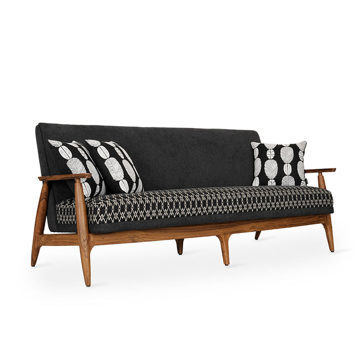 Aronui Three Seater Teakwood Sofa