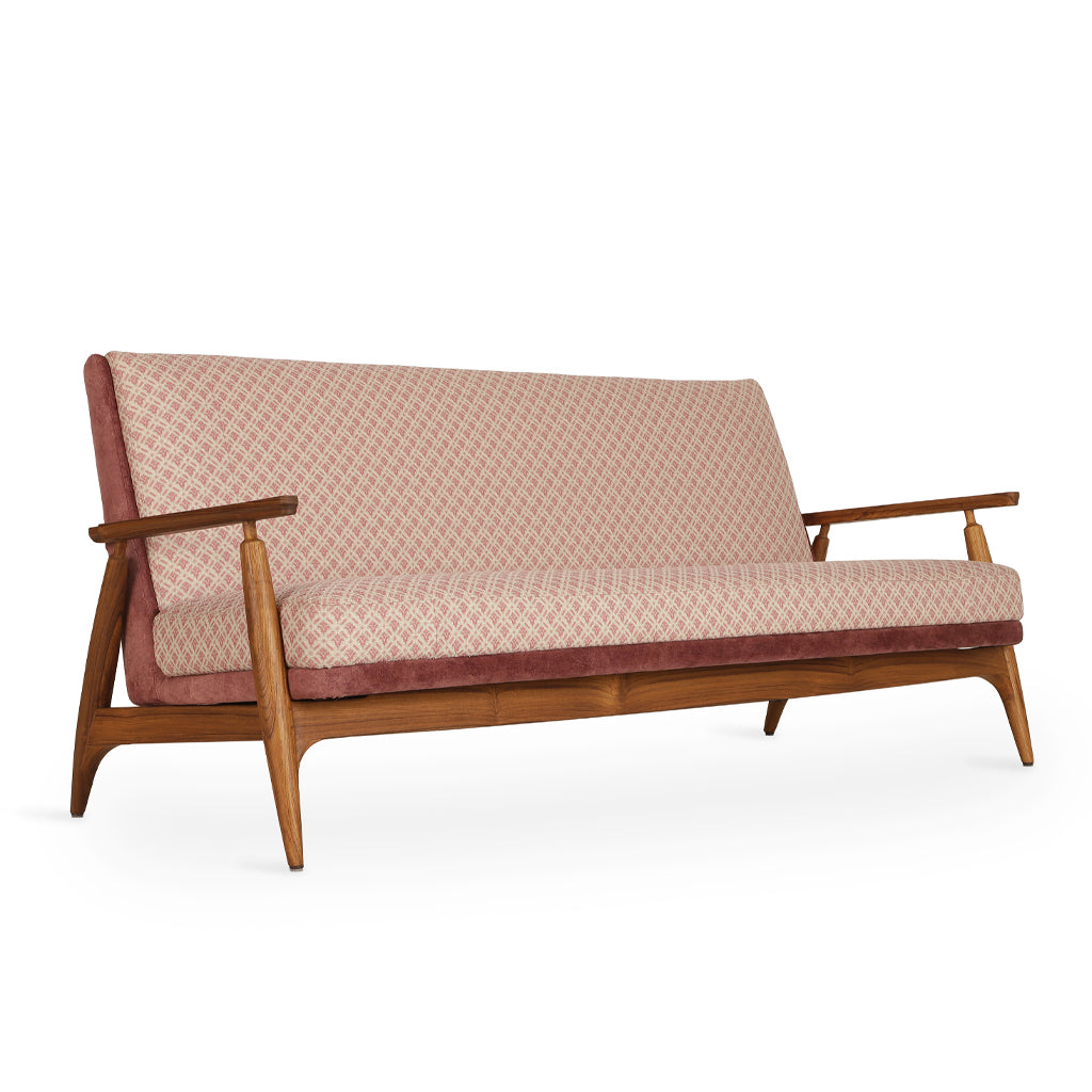 Aronui - Three Seater Teak Sofa | Alankaram