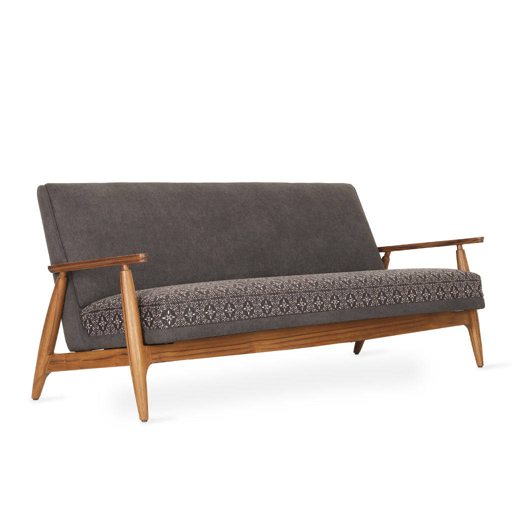 Aronui - Three Seater Teakwood Sofa | Alankaram