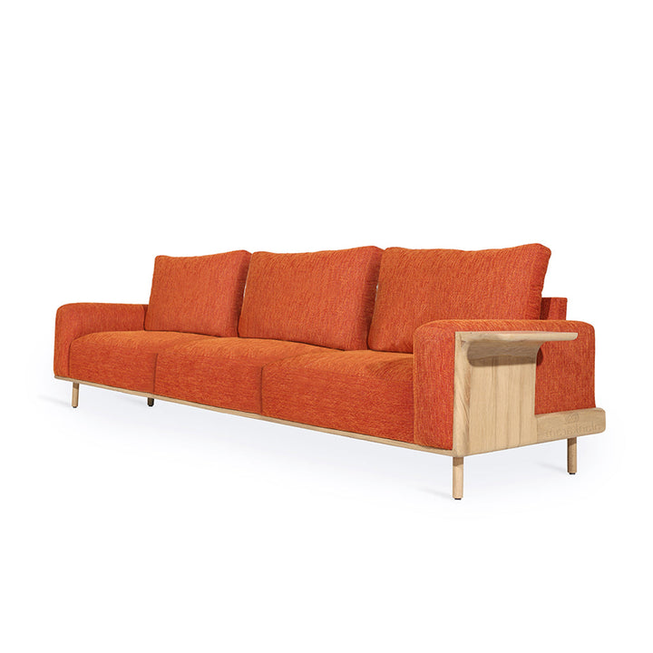 Gilid Three Seater Solidwood Sofa