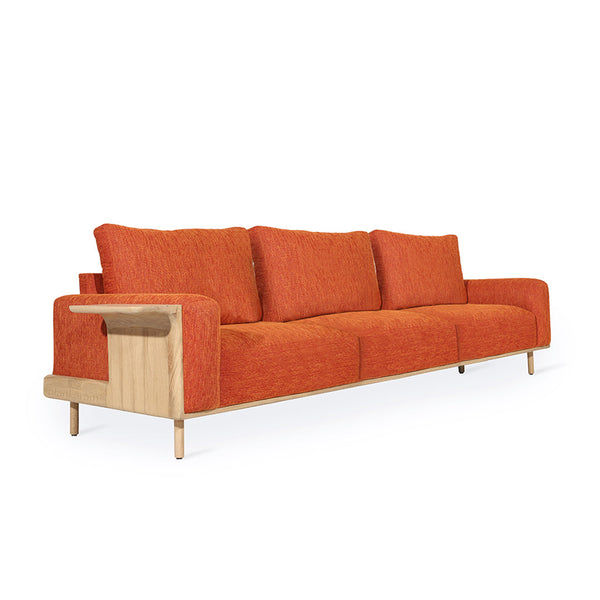 Gilid Three Seater Solidwood Sofa