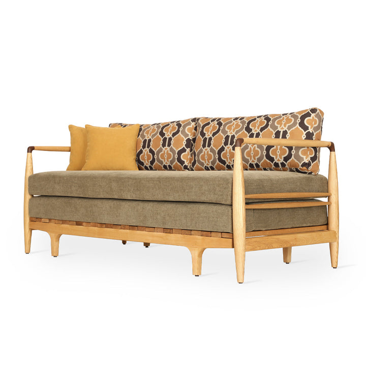Ikili - Solidwood Three Seater Sofa Cum Bed