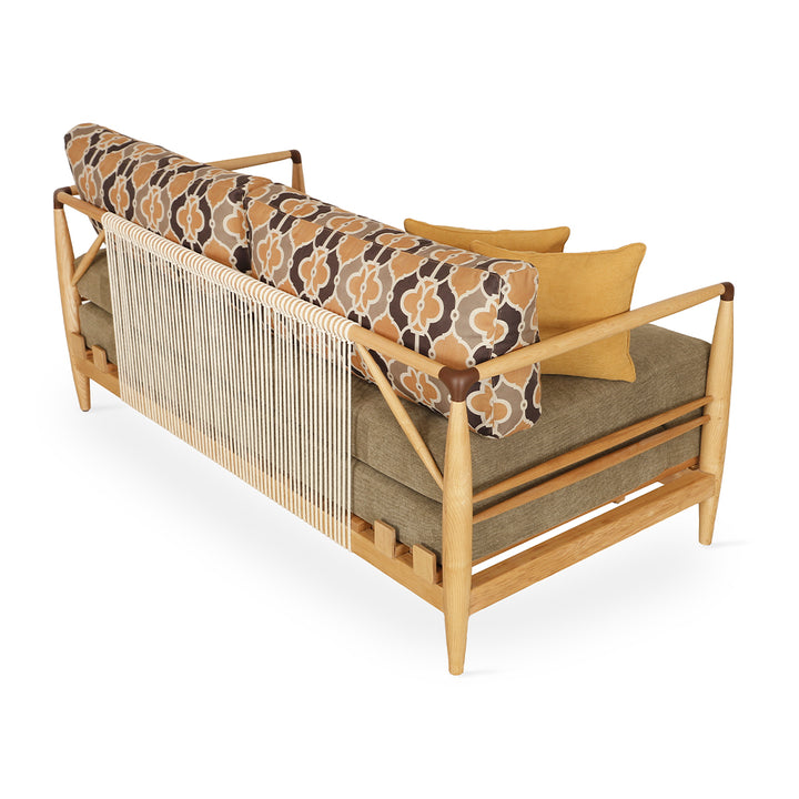 Ikili - Solidwood Two Seater Sofa Cum Bed