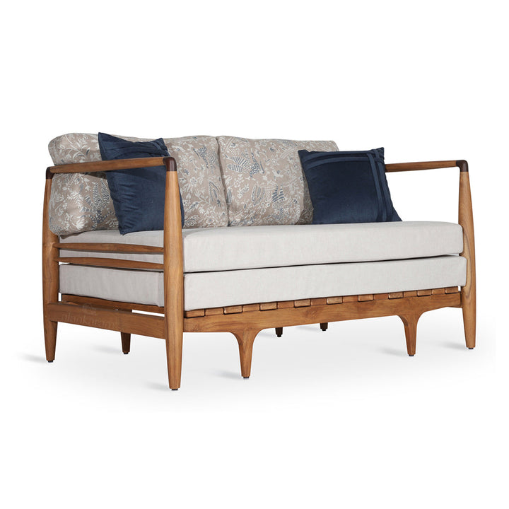Ikili - Teakwood Two Seater Sofa Cum Bed