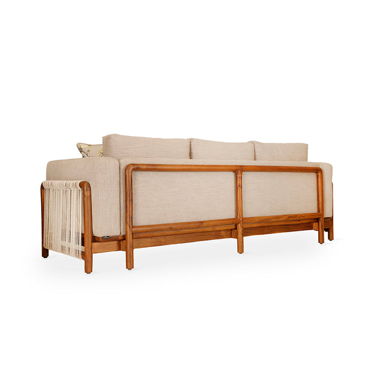 Kaha - Three Seater Teakwood Sofa