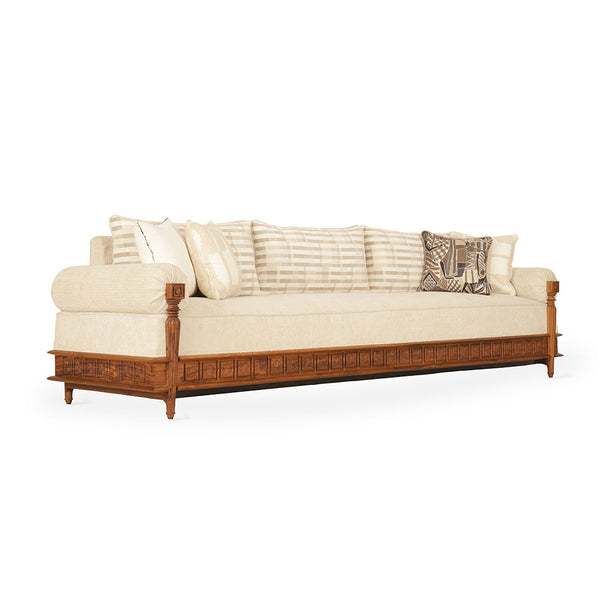 Klas - Four Seater Teak Lounger Sofa